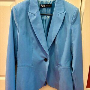 Zara blazer/jacket Size 10 light blue